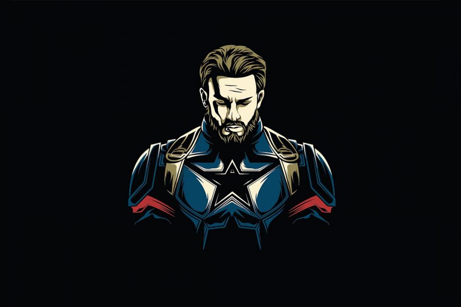 Capitão América - atletismo super-heróis Marvel DC Universe